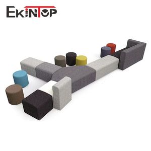Arredo ufficio cantante ultimo max casa 5 posti buona vita mobili <span class=keywords><strong>in</strong></span> tessuto divano da ufficio set con il prezzo - Product Image 4