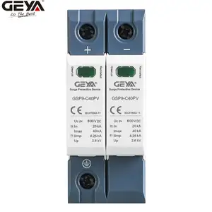 GEYA GSP9-C40PV 2P 20KA 600V 2P DC 40KA 275V SPD dc surge protector 120 volts