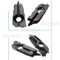 Bumper Grille Fog Light Frame Lower Grille For Audi A1 8X 2011-2014 Front Bumper Trim Panel Accessories