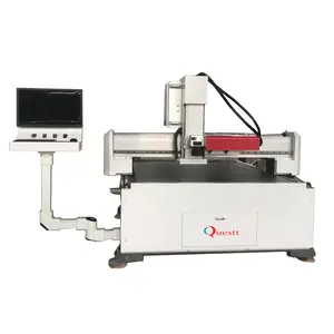 100w אוטומטית מראה cnc לייצור סיבי לייזר התזת חול חריטה מכונת קידוח זכוכית