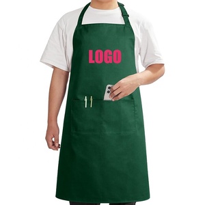 Tablier de cuisine personnalisé avec logo, professionnel pour barbier, salon, serveur, avec poches, réglable, noir et blanc, pour hommes et femmes - Product Image 6