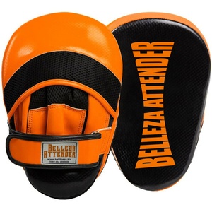 Custom Logo Shape <b>Punch</b> Mitts <b>Boxing</b> & Kicking Training K Pads in White Black & Blue-Fitness Equipment Accessories - Product Image 2