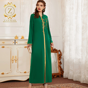 Robe Zaynab Bubu, <span class=keywords><strong>Abaya</strong></span> africaine, nouveau modèle d'<span class=keywords><strong>Abaya</strong></span> à Dubaï, <span class=keywords><strong>Abaya</strong></span> pour femmes, robe musulmane, robes de Dubaï, femmes musulmanes, magnifique vert - Product Image 3