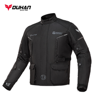 Combinaison de moto d'aventure DUHAN, veste et pantalon de moto imperméables coupe-vent thermiques toutes saisons pour hommes
