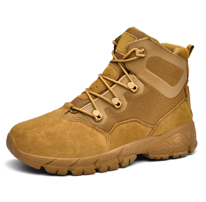 Bottes tactiques imperméables noires HBP10 avec fermeture éclair, système de semelle 3 SOLE SYSTEM, semelles intermédiaires légères absorbant les chocs, offrant une excellente protection - Product Image 1