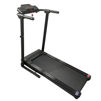 Caminadora Plegable Comercial para el Hogar con Banda de Correr Amplia, Motor Eléctrico, Capacidad de 120 kg, Pantalla LED para Fitness y Ejercicio