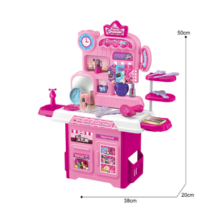 Juguete de Maleta de Juguete para Niñas, Juego de Imitación, Set de <span class=keywords><strong>Maquillaje</strong></span> para Niños, Set de Cosméticos para Niñas, Princesa de Belleza - Product Image 1