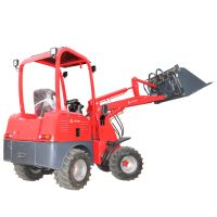 Volle lekt rischer Mini-Gelenk lader 0,6 Tonnen 0,8 Tonnen 1 Tonne 5 Tonnen CE 4WD China Elektrischer Radlader für die Landwirtschaft