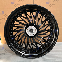 Jantes forgées 2 pièces 6x139.7 pour Cadillac Escalade V Cybertruck Tahoe Hummer EV, personnalisées noires, 24 pouces, jantes en alliage à fond profond