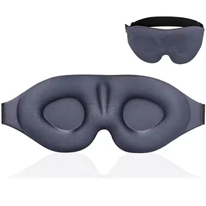 Masque de sommeil en mousse 3D profilé, occultant, personnalisé, réglable, pour voyage, vente en gros - Product Image 2