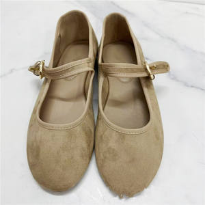 Zapatos planos Mary Jane Retro franceses para <span class=keywords><strong>mujer</strong></span>, suela blanda de corte bajo con una correa, zapatos de talla grande, gran oferta transfronteriza - Product Image 1