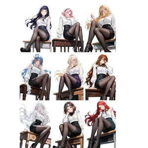 Nijia Acrylique Artboard Blind Box 132 Designs Anime Collectible Card Shikishi Board avec présentoir pour Otaku Room Decor - Product Image 4