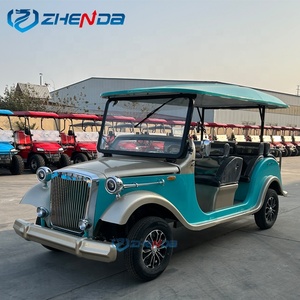 Made in China Low -energy <b>Battery</b> Retro Sightseeing Vehicle Latest Models of Shock Absorption Suspension Classic Sightseeing Car - Product Image 2