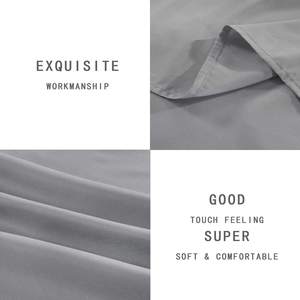 1500T mikrofiber ucuz nakış yatak örtüsü ve perde seti kral donatılmış yatak örtüsü - Product Image 3