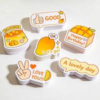 Pegatinas Personalizadas de Vinilo, Impresión Offset a Color Vívido, Acabado Brillante con Protección UV, Pegatina Troquelada para Exteriores de la Marca PT