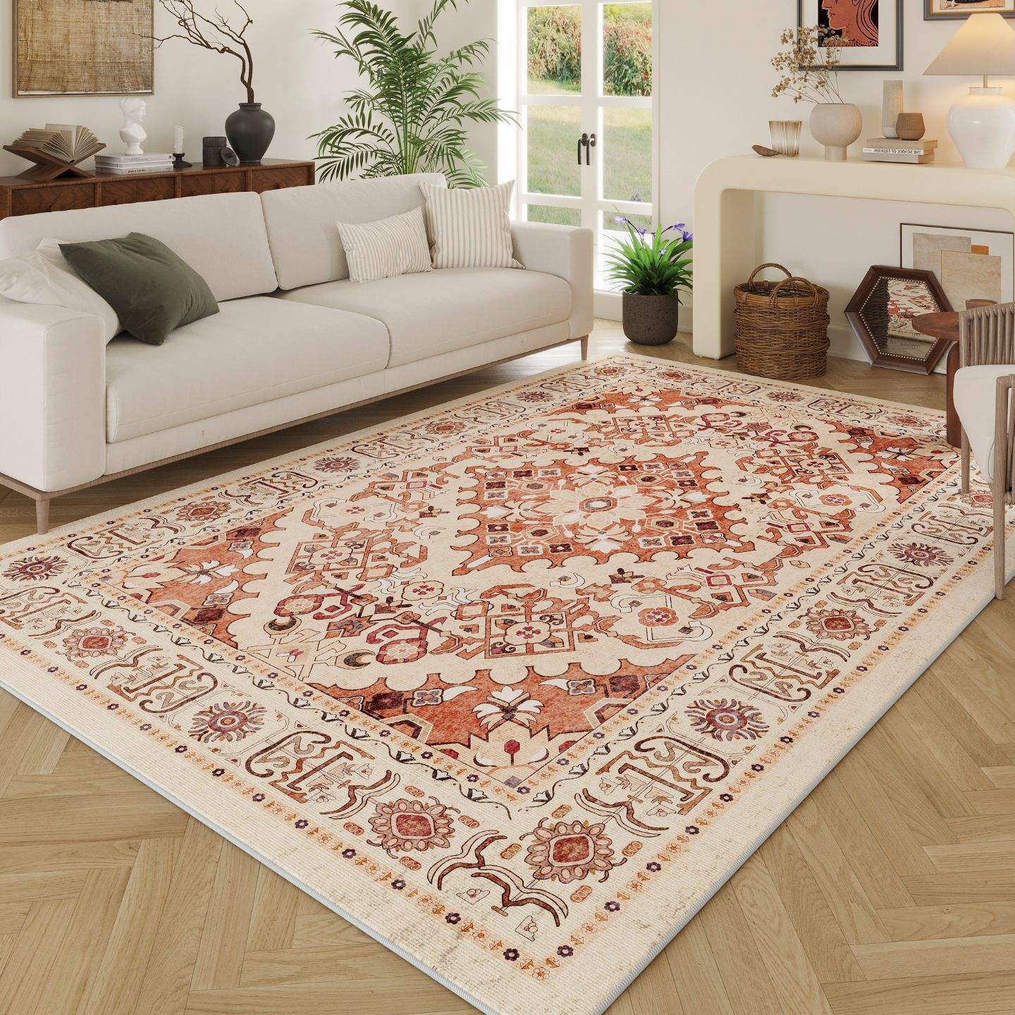 Brocado marrón cálido