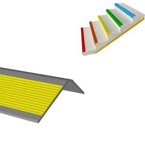 Bordure d'escalier en caoutchouc de <span class=keywords><strong>bande</strong></span> de nez d'escalier en PVC souple directe d'usine <span class=keywords><strong>pour</strong></span> bandes d'étanchéité d'escalier - Product Image 3