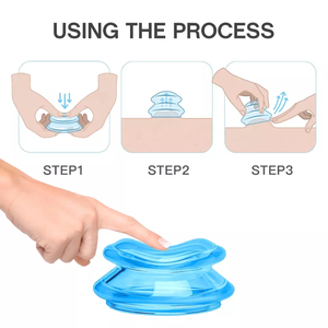 Juego de terapia de ventosas de silicona, masaje anticelulítico, Juego de 4 tazas, masajeador corporal, cajas de cartón, silicona de grado médico transparente Ce, RB, - Product Image 6
