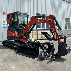 Spedizione gratuita Mini escavatore 3.5 tonnellate Ce Euro5 Epa Kubota motore scavatore fattoria Mini Bagger piccolo cingolato 1 tonnellata 2 Ton casa escavatore - Product Image 1