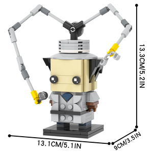 MOC7165 Inspector Gadget Série d'animation japonaise Cadeaux pour garçons Collection Blocs de construction DIY Jouets éducatifs Anime Enfants - Product Image 2