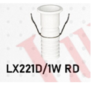 Foco LED Brillante LX221 1W RD, Mini Lámpara de Techo Empotrada de Bajo Consumo para Hogar y Decoración - Product Image 2