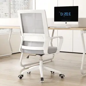 Новинка, тканевое удобное пластиковое кресло с низкой спинкой, Сетчатое компьютерное вращающееся кресло для посетителей, офисное кресло для продажи
