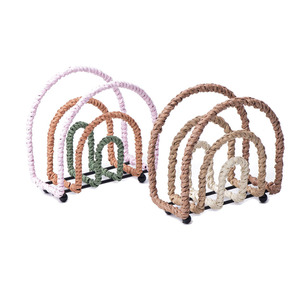 Handmade <b>Bookends</b> Desktop Storage Rack Paper Material Vertical Design For Office Home Decor - Product Image 5