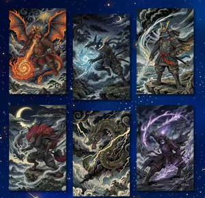 การ์ดสะสมโปเกมอนแท้จาก YQ Wholesale ลายอุคิโยะ งานศิลปะหายากจากญี่ปุ่น ของสะสมสำหรับแฟนอนิเมะ กล่องสุ่มการ์ด บูสเตอร์บ็อกซ์ - Product Image 3