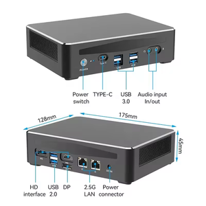 La migliore vendita GP1 Mini PC 12Th Gen i9 16Gb <span class=keywords><strong>Gaming</strong></span> & Industrial PC con Logo personalizzato noi Plug New Mini Server PC fabbricazione - Product Image 2