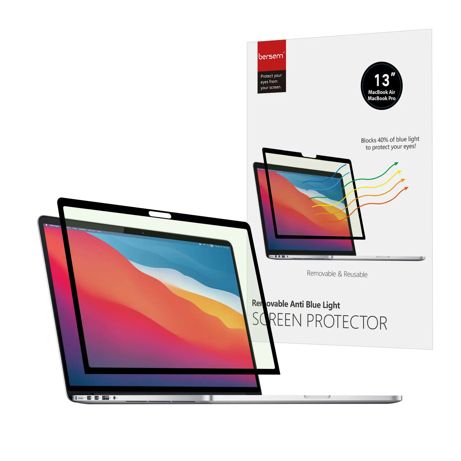 New 2020 Macbook Pro 13 Anti Glare & Anti Blue Screen Protector for Apple MacBook Pro 13 Inch Screen Protector Touch Bar