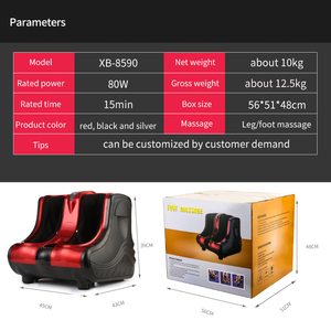 <span class=keywords><strong>2025</strong></span> superventas Shiatsu amasado rodante vibración calefacción pie pantorrilla tobillo pierna pie masajeador - Product Image 5