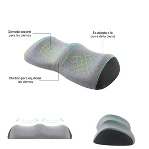 Coussin de jambe en mousse à mémoire de forme pour femmes enceintes, pour repose-pieds et décompression des jambes, 55x30x11cm, gadget de lit personnalisable - Product Image 2