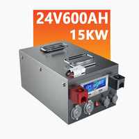 Batterie LiFePO4 rechargeable pour camping-car 12V 24V 48V 50Ah-600Ah à décharge profonde, portable, avec écran LCD, pour véhicules électriques/camping-cars