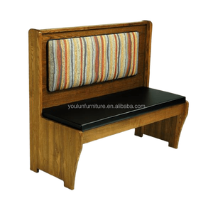 <span class=keywords><strong>Banquette</strong></span> en bois Dossier Sièges antiques Cabine de <span class=keywords><strong>restaurant</strong></span> à cadre en bois - Product Image 2