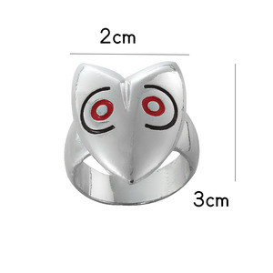 Vendita calda anello Anime <span class=keywords><strong>Uzumaki</strong></span> Cosplay metallo Unisex anelli gioielli accessori regalo - Product Image 5