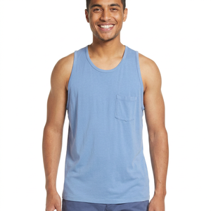 Camiseta Deportiva para Hombre de Color Único en Venta, Cuello Redondo, Tejido Transpirable, Camiseta Deportiva para Hombre en MOQ Bajo - Product Image 1