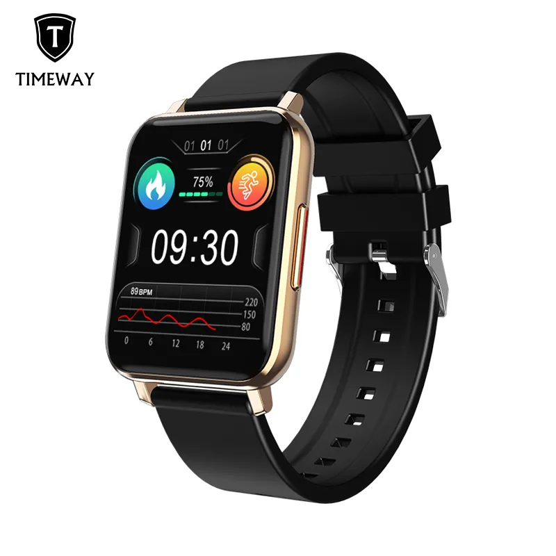 T8 jam tangan cerdas olahraga, SmartWatch NFC pembayaran layar dua lapisan, lampu latar FSTN dengan Google, jam tangan cerdas