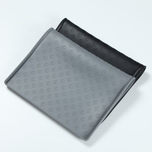 Custom <span class=keywords><strong>Dog</strong></span> Paw Print Silikon Haustier matte, faltbare rutsch feste wasserdichte Fütterung matte für unterwegs - Product Image 5