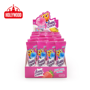 Pasta de dientes con sabor a fruta Holeywood <span class=keywords><strong>Bubble</strong></span> 22G <span class=keywords><strong>Candy</strong></span> con embalaje de bolsa Experiencia de goma de mascar agradable - Product Image 1