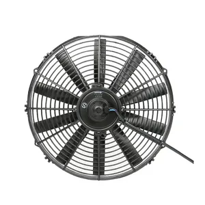 Haute Prix Condenseur Ventilateur 14 pouces 24v dc moteur radiateur de chauffage pour l'autobus/camion climatiseur/système de refroidissement