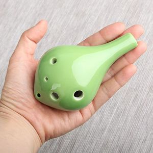 Juguete Educativo para Niños, Ocarina de Cerámica de 6 y 12 Orificios, <span class=keywords><strong>Flauta</strong></span> Ocarina, <span class=keywords><strong>Instrumento</strong></span> Musical - Product Image 3