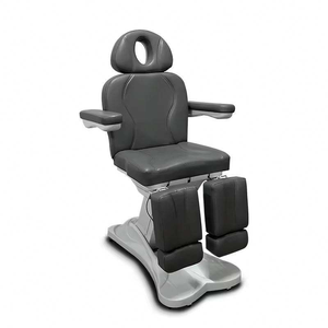 High Quality Modern Beauty Salon Equipment Grey Leather Cosmetic Lash Bed 5 Motors <b>Electric</b> Control Tattoo Shop Massage Bed - Product Image 1