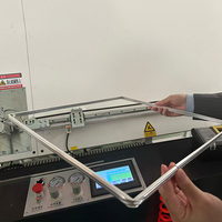 Máquina de doblado de espaciadores de aluminio semiautomática rentable para marcos de ventanas de doble acristalamiento IGU DGU con PLC