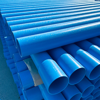 Tuyau de puits profond en PVC fiable ISO 160 mm, paroi de 4,0 mm pour puits d'eau potable ruraux