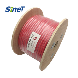 Sinet ETL จดทะเบียนสายสัญญาณเตือนไฟไหม้, สายเคเบิ้ล<span class=keywords><strong>2</strong></span> core 4 core 1.5มม. <span class=keywords><strong>2</strong></span>.5มม. ตรวจจับความร้อนเชิงเส้นทองแดงบริสุทธิ์สำหรับระบบสัญญาณเตือนไฟไหม้ - Product Image 2