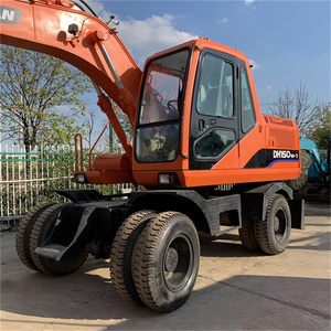 2020 Corée Original Doosan 150 Excavatrice sur pneus/15 tonnes DOOSAN DH150w-7 Excavatrice sur pneus d'occasion à bas prix - Product Image 2