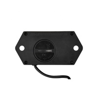 Runleader RL-HM027BT DC8-30V Maks 10M IP67 Tahan Air untuk Sepeda Motor Gergaji Mesin Pemotong Rumput Digital Mini LCD Tach/Hour Meter