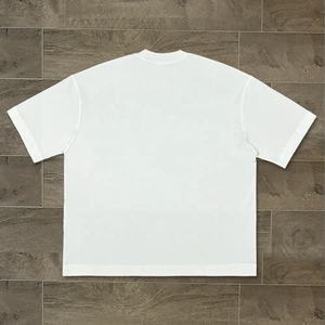 Camisetas de Alta Calidad 100% Algodón con Hombros Caídos, Estilo Urbano, Marca Reconocida, Oversize, Corte Cuadrado, Blancas Lisas - Product Image 2