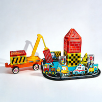 Juego de 41 Bloques de Construcción Magnéticos con Temática de Ingeniería y Carreteras, Juguetes Educativos de Construcción DIY para Niños y Niñas, Regalo