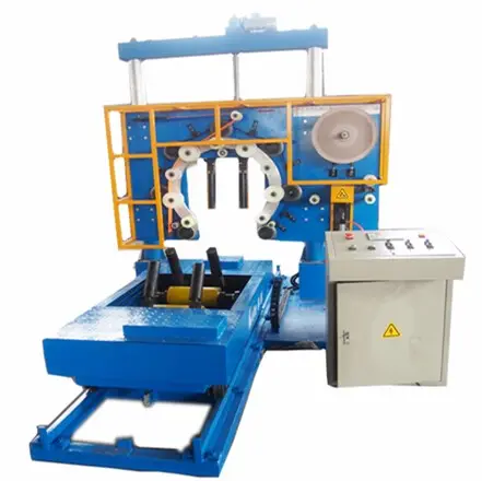 Automatic steel ring wrapping machine Wire bundle packaging machine